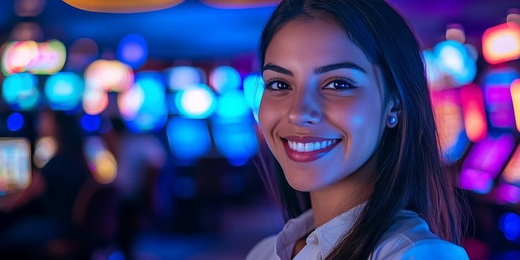 Antarmuka permainan live dealer smart aoncash di layar mobile dengan dealer profesional